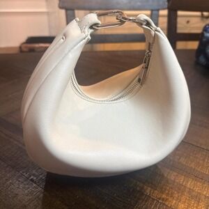 Melie Bianco Sasha Vegan Leather Mini Crossbody Purse Beige